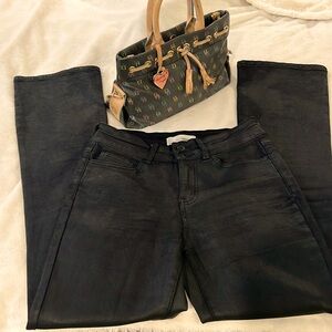 Vervet Los Angeles black coated jeans